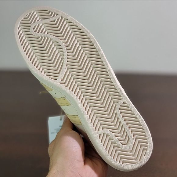 Adidas Originals London Superstar Mule Beige Pink Leather Shoes Sneakers G58357 - Picture 11 of 11